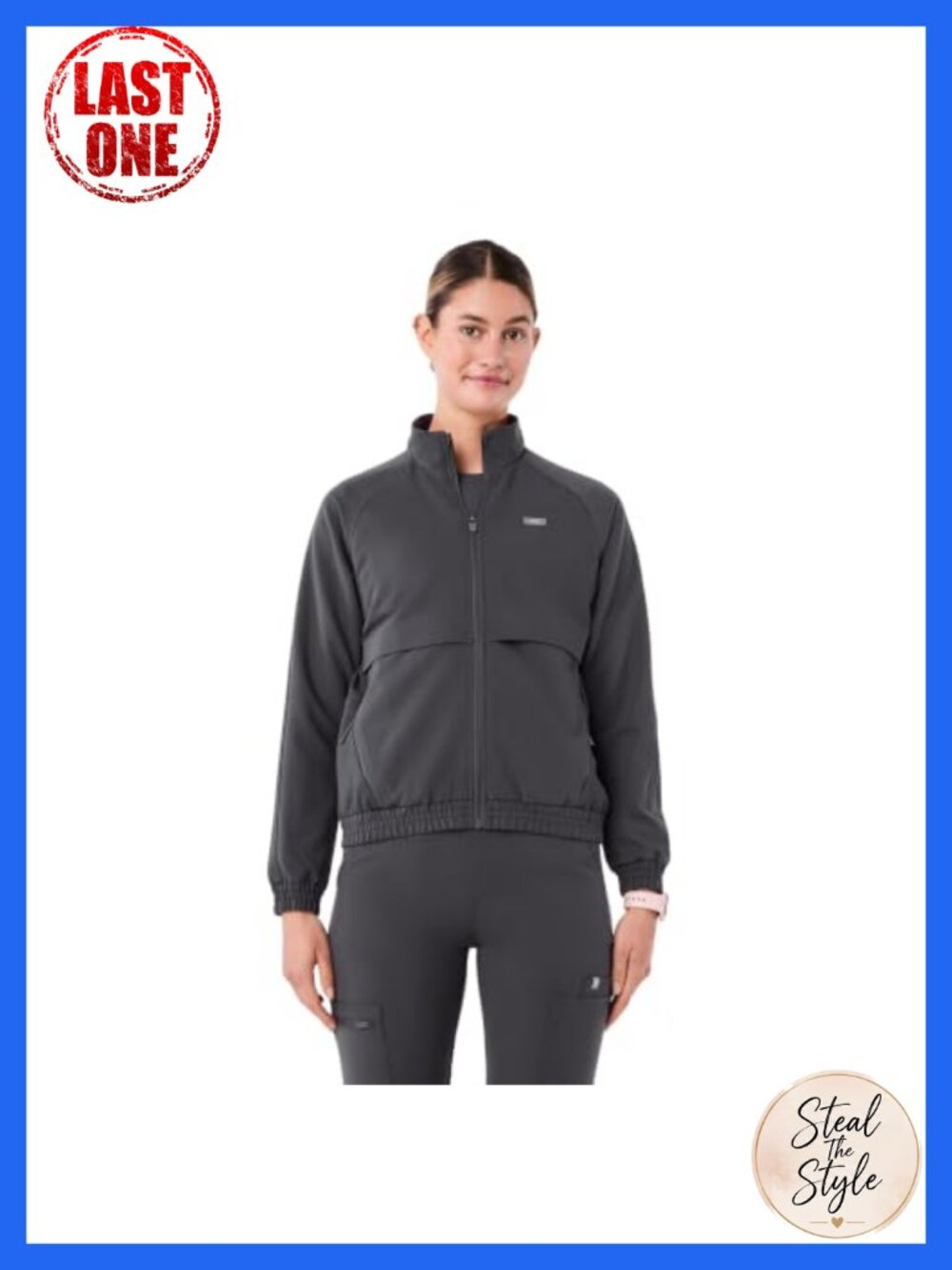 Sydney Scrub Jacket Women FIONx Four-Way Stretch Zip-Up Medical